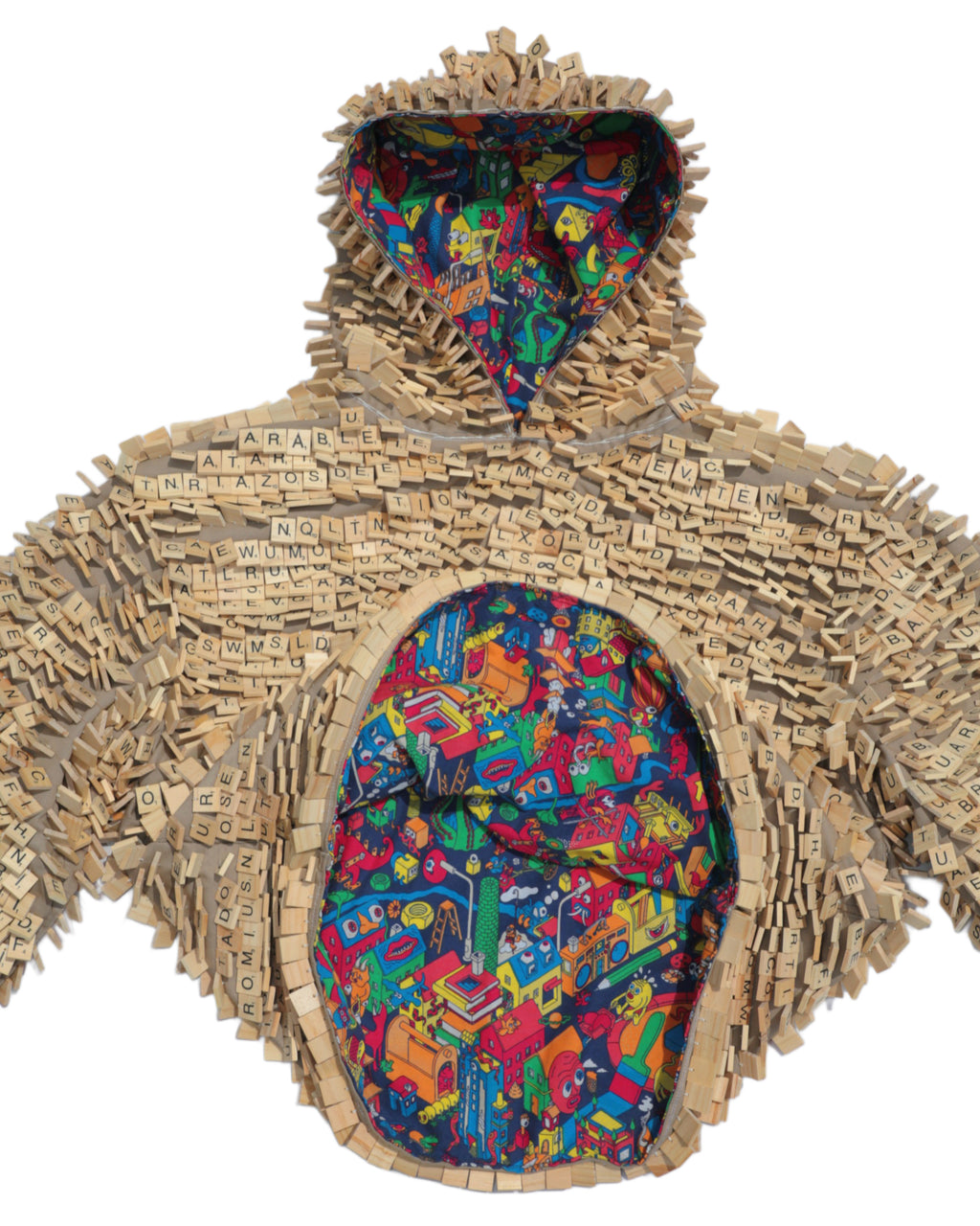 1 of 1 Cory X Svea Wooden Hoodie
