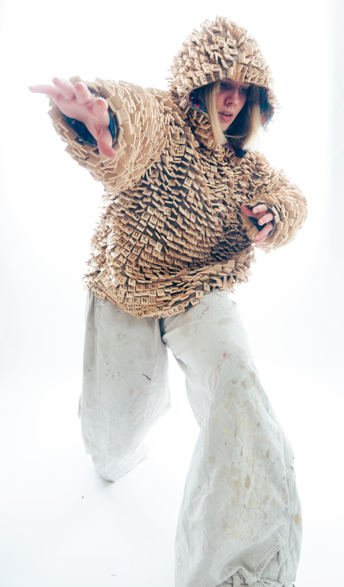 1 of 1 Cory X Svea Wooden Hoodie