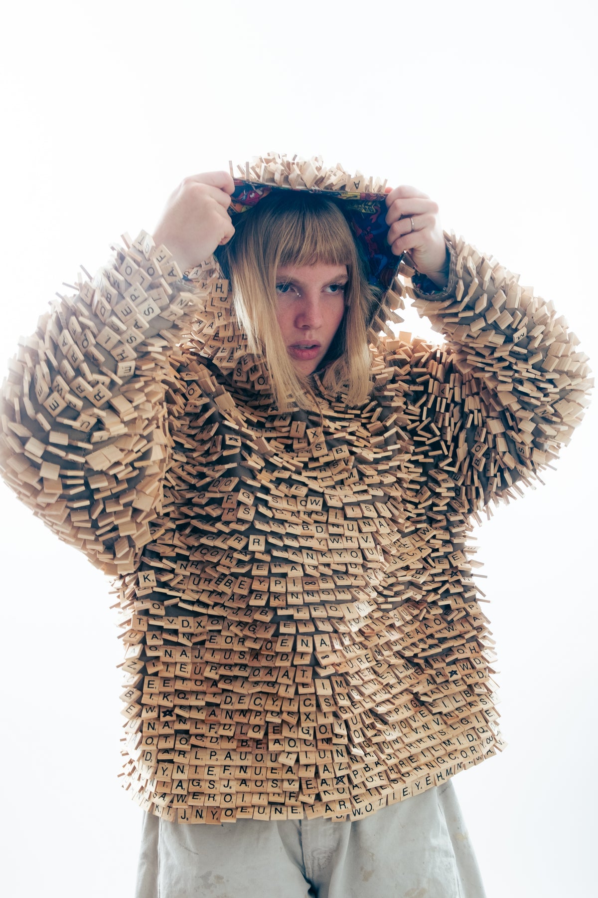 1 of 1 Cory X Svea Wooden Hoodie